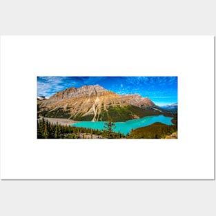 Peyto Lake Aquamarine Posters and Art